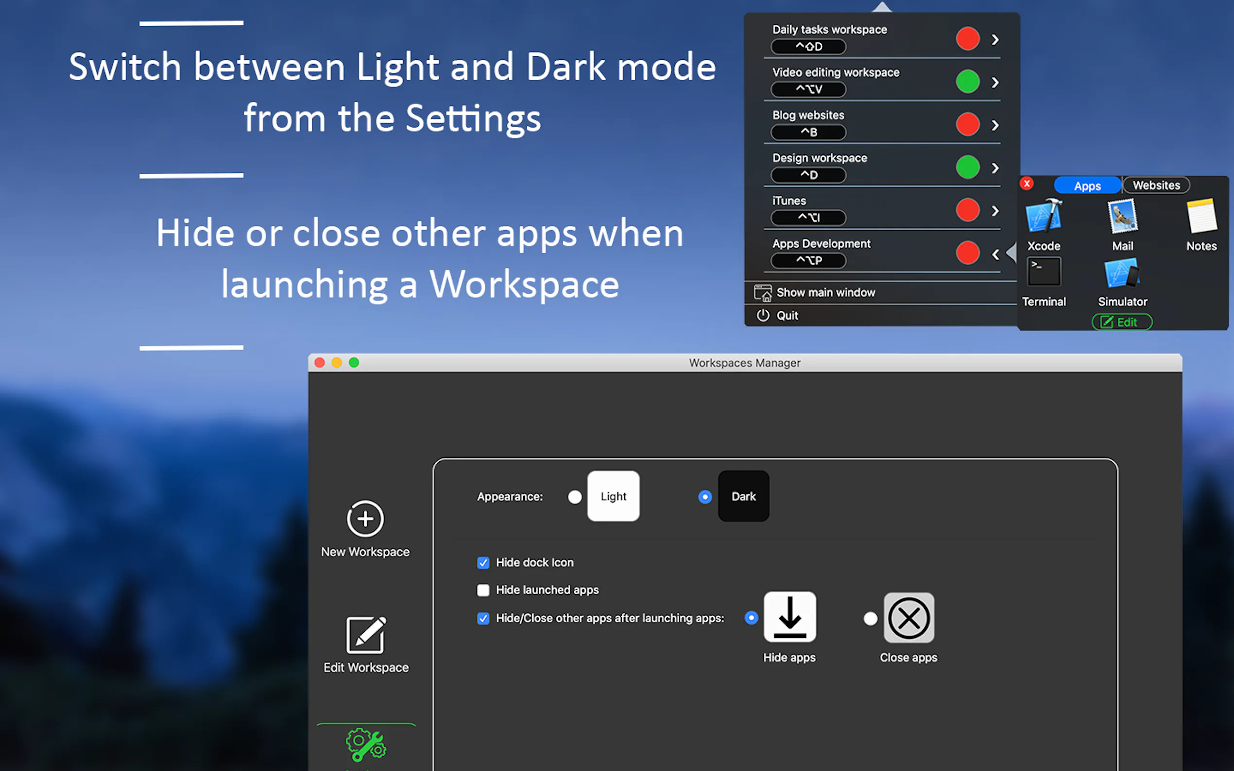 Screenshot 5 of Workspace Manager