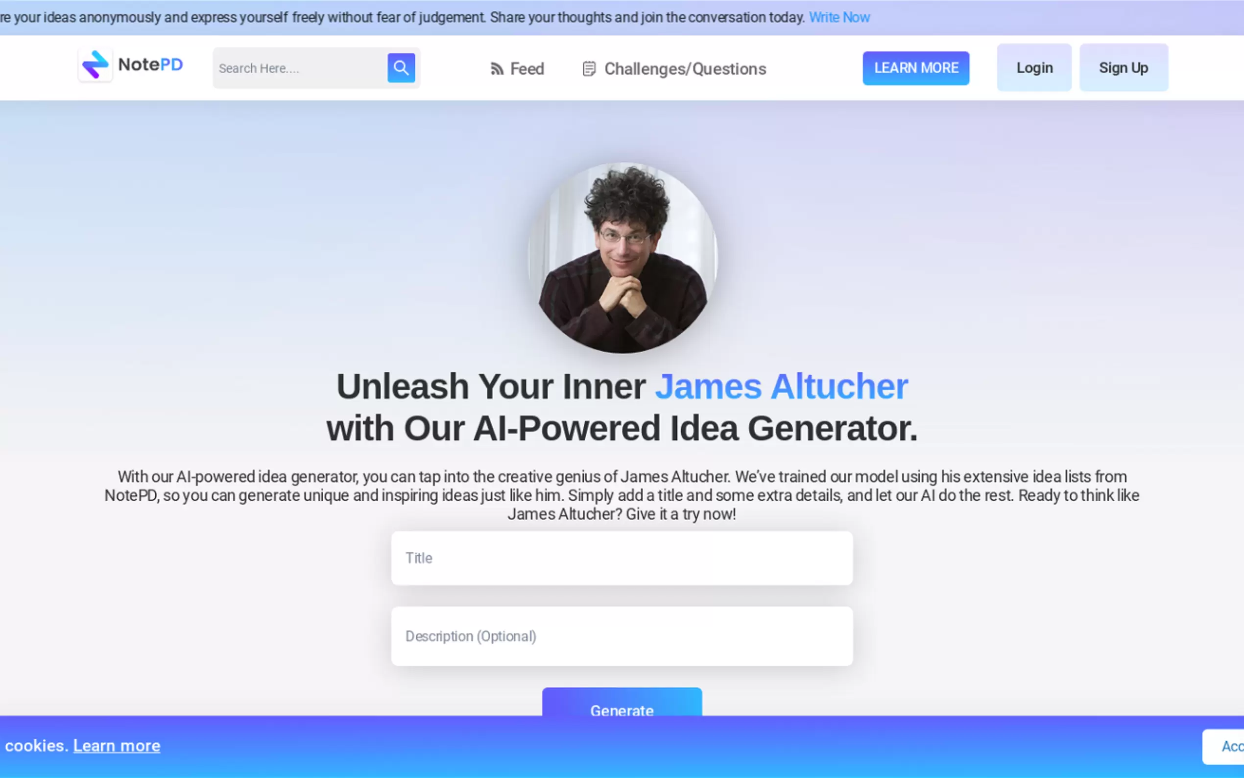 Write with James