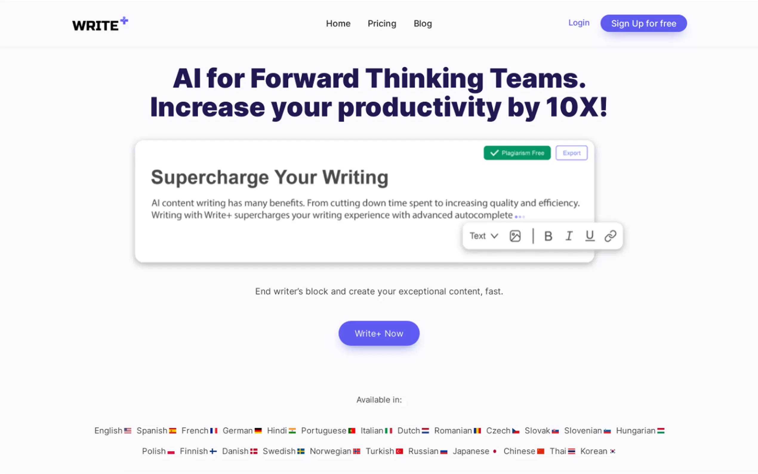 Writeplus