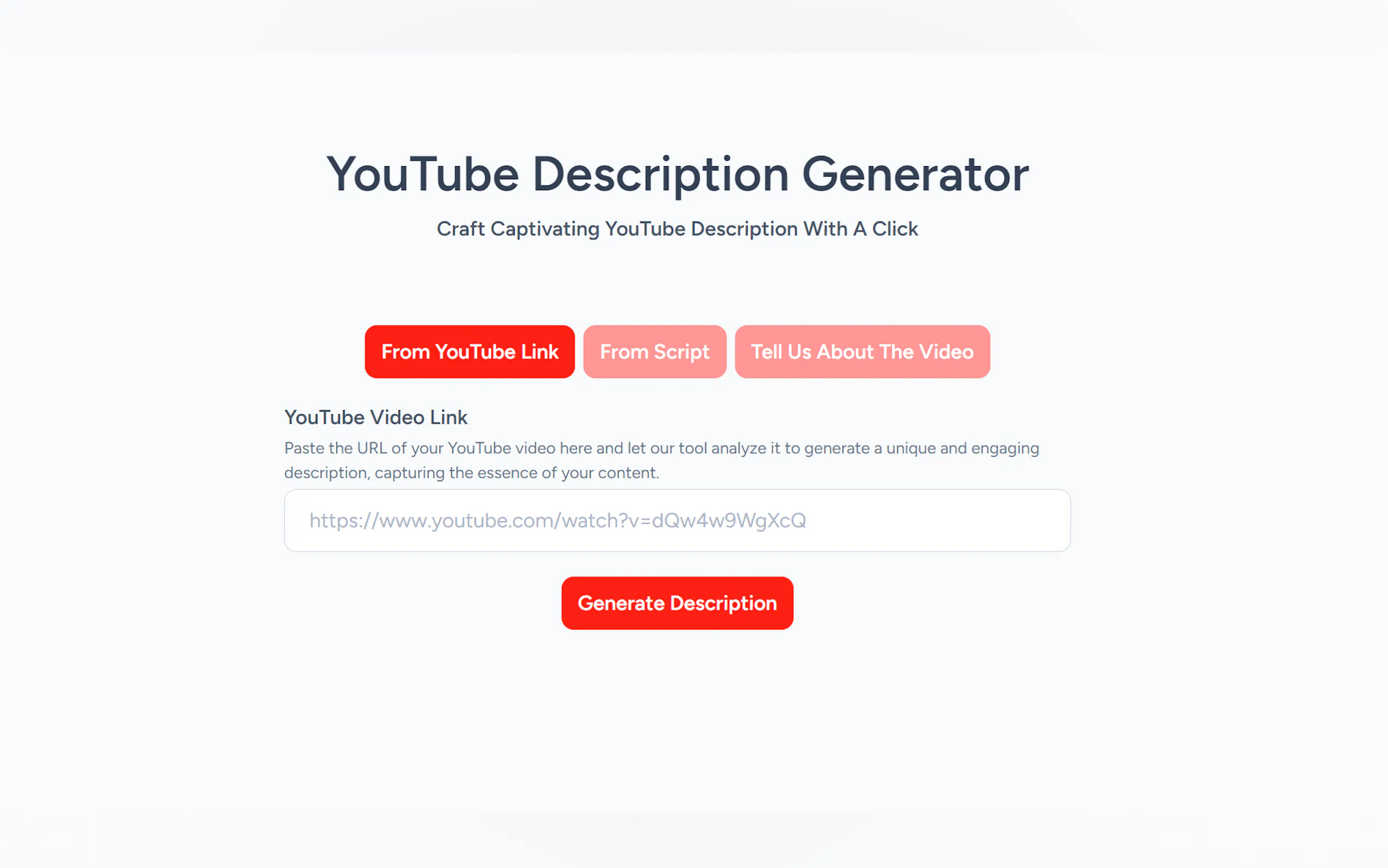 YT Generator